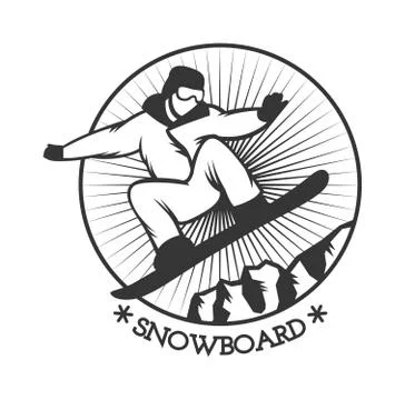 Vector wilderness and nature exploration outdoor vintage emblems mountains, sun イラスト素材