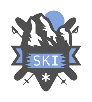 Vector wilderness and nature exploration outdoor vintage emblems mountains, sun 스톡 일러스트