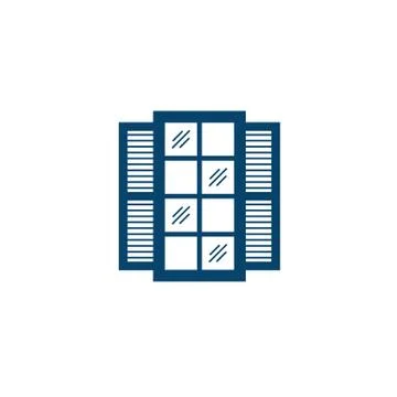 Vector Window design template modern Stock Illustration