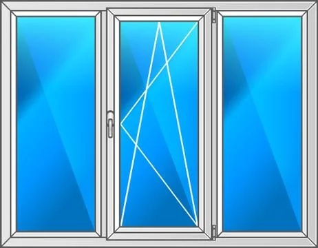 Vector window. Illustration