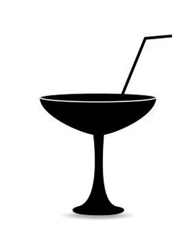 Vector wine glass isolated Stock Illustration