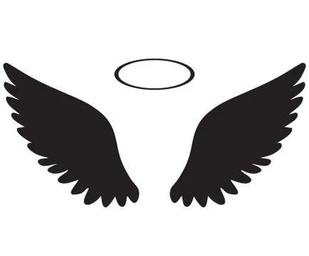 Vector wings icon Stock Illustration