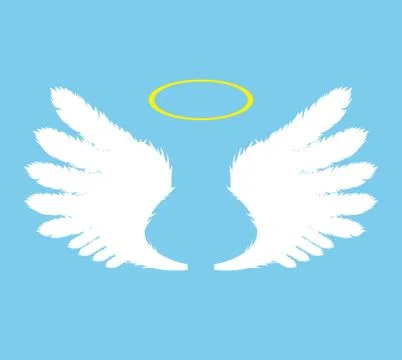 Vector wings icon Stock Illustration