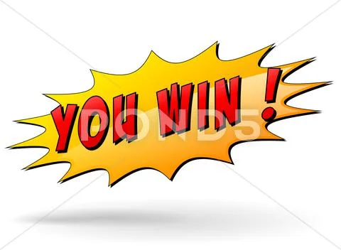 Vector winner sign Stock Illustration