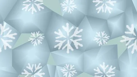 Vector winter background with ice and snow Stock Illustration