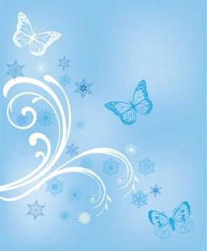 Vector Winter Background Illustrazione stock