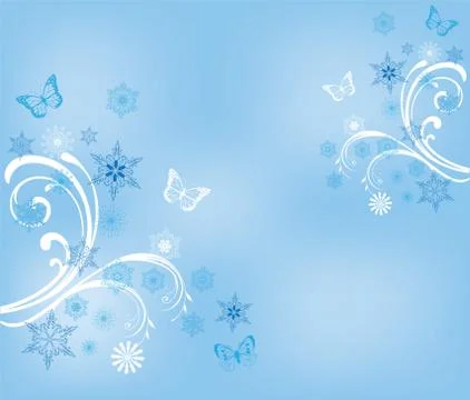 Vector Winter Background Stock Illustration