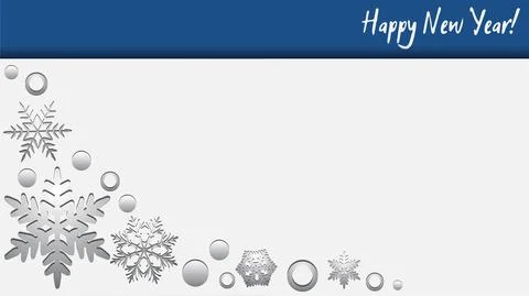 Vector winter background with snowflakes on a white and blue background. Illu Illustrazione stock