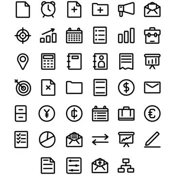 Vector of Winter Icon Set. Perfect for user interface, new application Stock Illustration