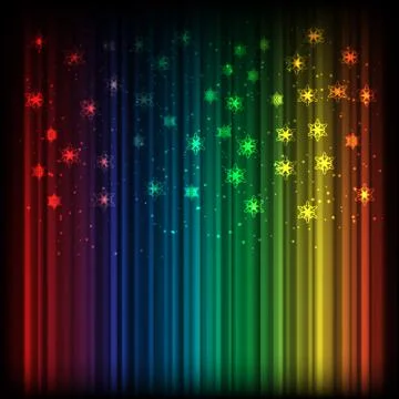 Vector  winter shiny background Illustrazione stock