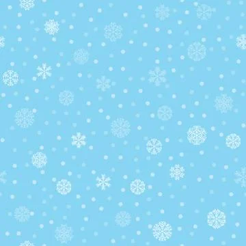 Vector winter snow light seamless pattern イラスト素材