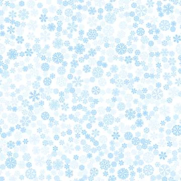 Vector winter snow light seamless pattern Stock Illustration
