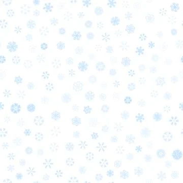 Vector winter snow light seamless pattern Stock-Illustration