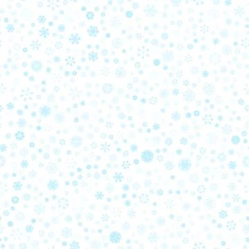 Vector winter snow light seamless pattern Illustrazione stock