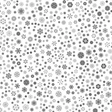 Vector winter snow light seamless pattern Stockillustratie