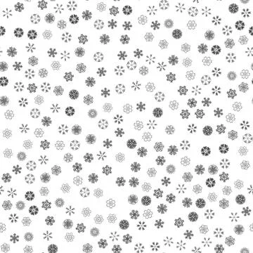 Vector winter snow light seamless pattern Illustrazione stock