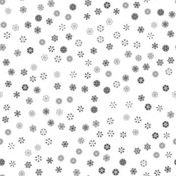 Vector winter snow light seamless pattern Stock Illustration