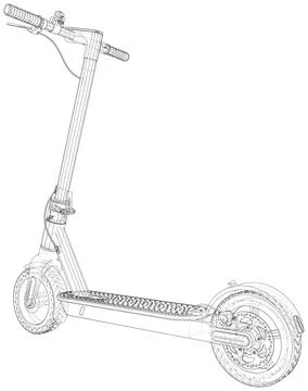 Vector Wire-frame isolated on background. Vector rendering of 3d Stock Illustration