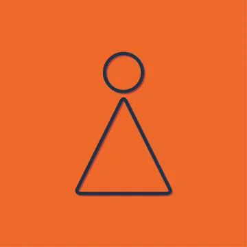 Vector woman icon Stock Illustration
