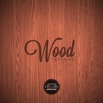 Vector wood texture background design. Natural dark vintage wooden illustration. Stock Illustration