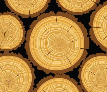 Vector wooden background Stock Illustration