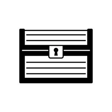 Vector Wooden Chest Stock Illustration