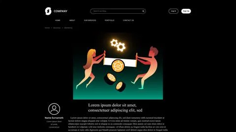 Vector working people in gradient style . Editable illustration Stock Illustration