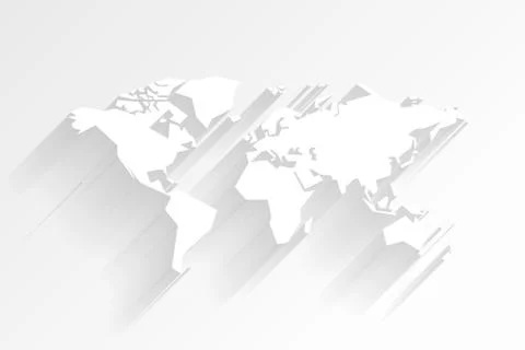 Vector world map Stock-Illustration