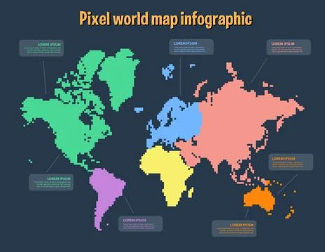 Vector world map イラスト素材