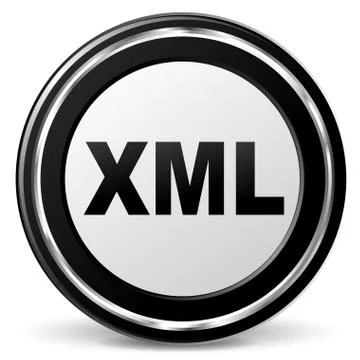 Vector xml icon Illustrazione stock