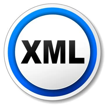 Vector xml icon Stock Illustration