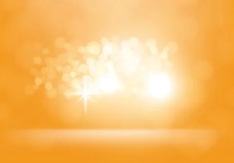 Vector yellow abstract background with flashes Stock Illustration