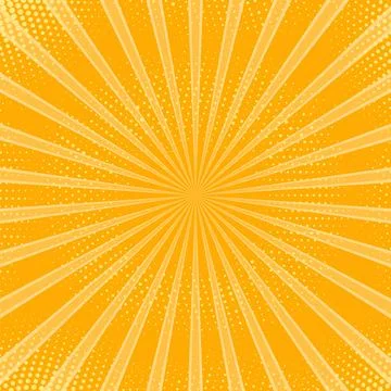 Vector yellow abstract ray background. Light of sunburst. Yellow starburst wi Illustrazione stock