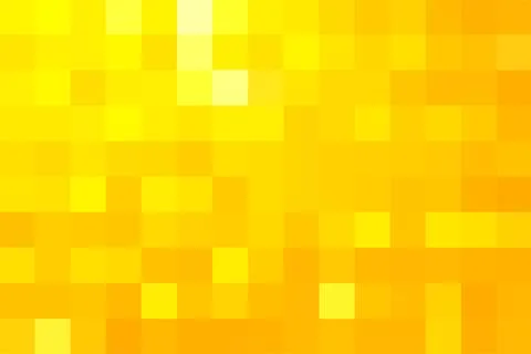 Vector yellow background. Gold geometric texture from yellow squares. Vector Stock Illustration