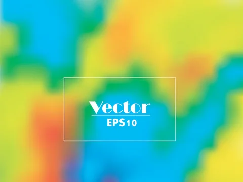 Vector yellow-blue watercolor gradient abstract background Stock Illustration