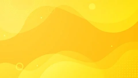 Vector yellow orange gradient background with fluid liquid shape Stock Illustration