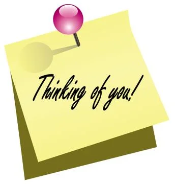 Vector yellow paper note Stock Illustration