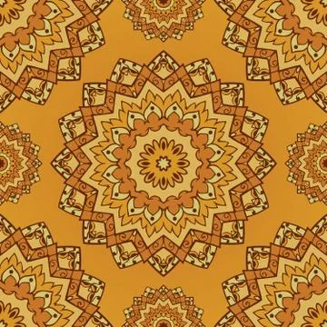 Vector yellow pattern. Stock Illustration