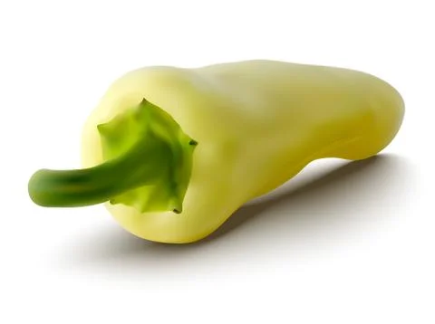 Vector yellow pepper Stock Illustration