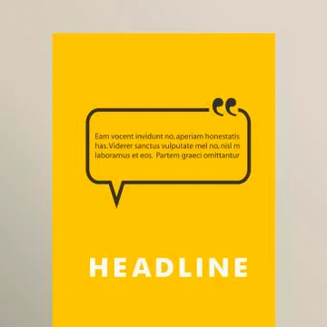 Vector yellow square on a gray background Stock Illustration