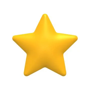 Vector yellow star. Vector graphics. rank, review, rating. Stock Illustration