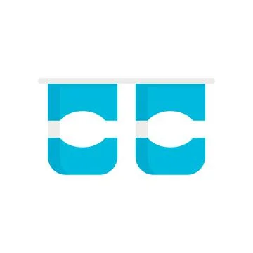 Vector yogurt in can in flat style isolated Stock Illustration