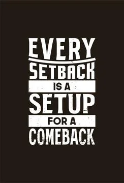 Vector yourself motivational typography t shirt design Stock Illustration