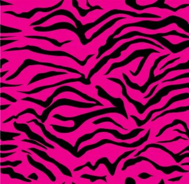Vector Zebra Pattern Stock Illustration
