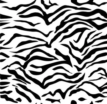 Vector Zebra Pattern Stock Illustration