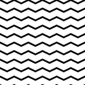 Vector zig zag seamless pattern. Stock Illustration