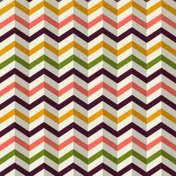 Vector zigzag seamless pattern イラスト素材