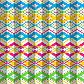 Vector zigzag seamless pattern Illustrazione stock