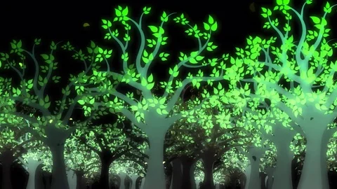 Vector_forest Stock Footage 79215107