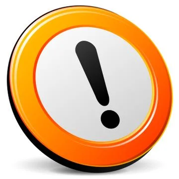 Vectore attention icon 스톡 일러스트